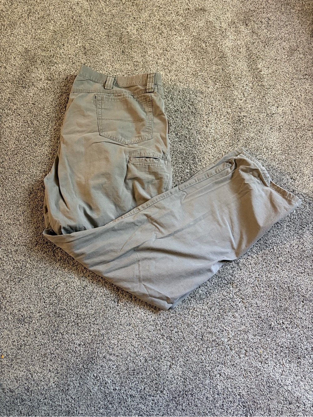 Wrangler Riggs Workwear Utility Pants Men's Size 44x34 Gray Cotton
